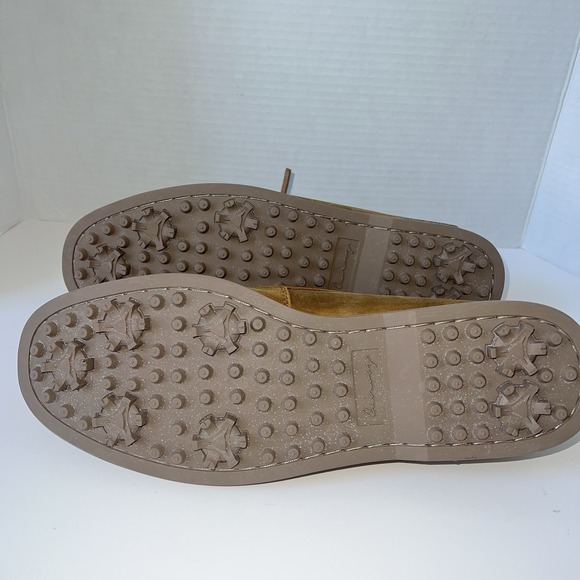 New Canoos Tan Golf Boat Shoes Leather Men's Size 12 - Picture 8 of 12